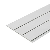 Панель ПВХ 250х3000х8 мм Stella Premium 3-х секционная глянцевая silver line 0,75 кв.м Панель ПВХ 250х3000х8 мм Stella Premium 3-х секционная глянцевая silver line 0,75 кв.м