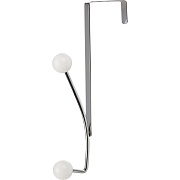 Крючок для ванной Рыжий кот W4240 двойной на крючках металл хром (311853) Крючок для ванной Рыжий кот W4240 двойной на крючках металл хром (311853)