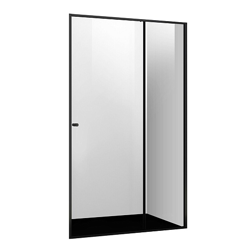 Душевая дверь WasserKraft Dill 61S стекло прозрачное 120х200 см профиль черный 6 мм раздвижная (61S05)