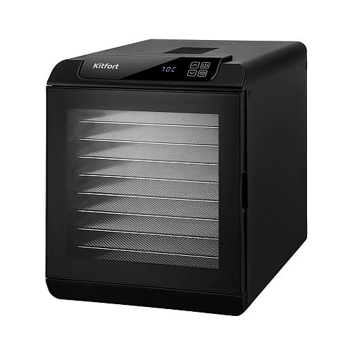 Сушилка для овощей и фруктов Kitfort КТ-4949 черная