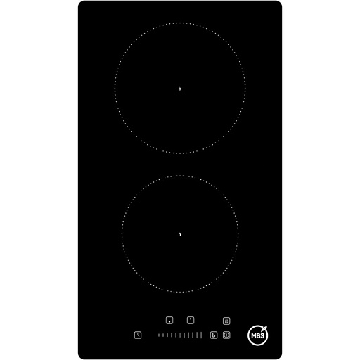 Варочная панель индукционная MBS PI-302 2 конфорки черная