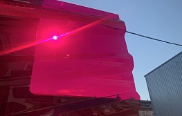 Профилированный поликарбонат МП-20 SUNNEX 0,8 мм гранат