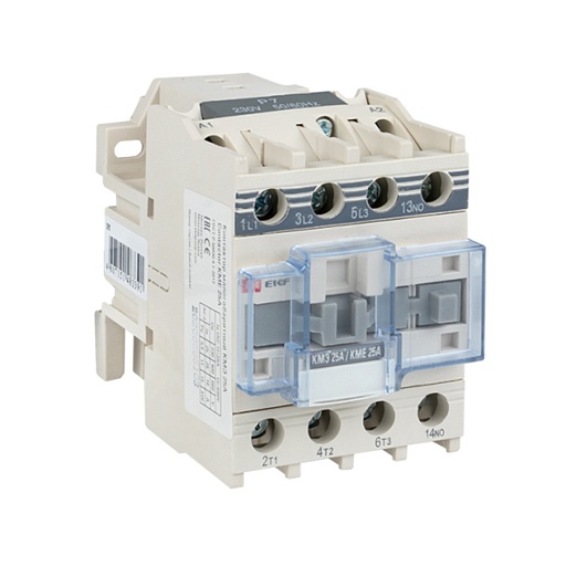 Контактор модульный EKF PROxima КМЭ (ctr-s-25-220) 230-240 В 25 А тип AC 1НО малогабаритный Контактор модульный EKF PROxima КМЭ (ctr-s-25-220) 230-240 В 25 А тип AC 1НО малогабаритный
