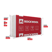 Размеры пачки утеплителя Роквул Каркас Баттс 50x600x1000 мм 7,2 кв. м