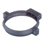 Хомут сантехнический 110 мм пластик с дюбелем для крепления трубы (2 шт.) Хомут сантехнический 110 мм пластик с дюбелем для крепления трубы (2 шт.)