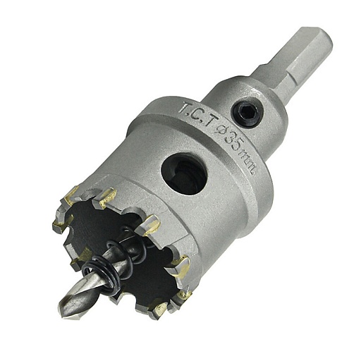 Коронка твердосплавная Diamond Industrial (DIDTCT35) универсальная d35 мм Коронка твердосплавная Diamond Industrial (DIDTCT35) универсальная d35 мм