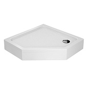 Поддон WasserKraft Isen акриловый 90х90х17,5 см трапеция белый средний (26T11) Поддон WasserKraft Isen акриловый 90х90х17,5 см трапеция белый средний (26T11)