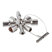 Ключ слесарный КВТ КЭШ-10 многофункциональный (78069) Ключ слесарный КВТ КЭШ-10 многофункциональный (78069)