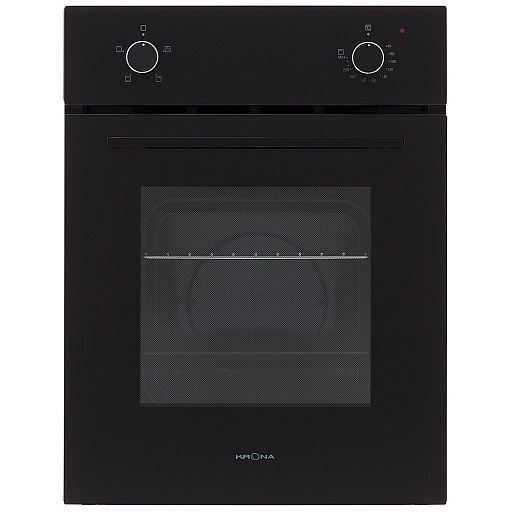 Духовой шкаф электрический встраиваемый Krona Blume 45 BL/BL 447 мм черный
