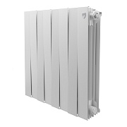 Радиатор биметаллический Royal Thermo Piano Forte 500 мм 8 секций 1" боковое подключение белый Радиатор биметаллический Royal Thermo Piano Forte 500 мм 8 секций 1" боковое подключение белый