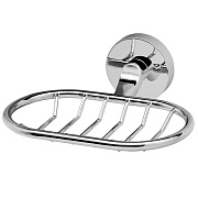 Мыльница для ванной WasserKraft Rhein K-6200 с держателем металл хром (K-6269)