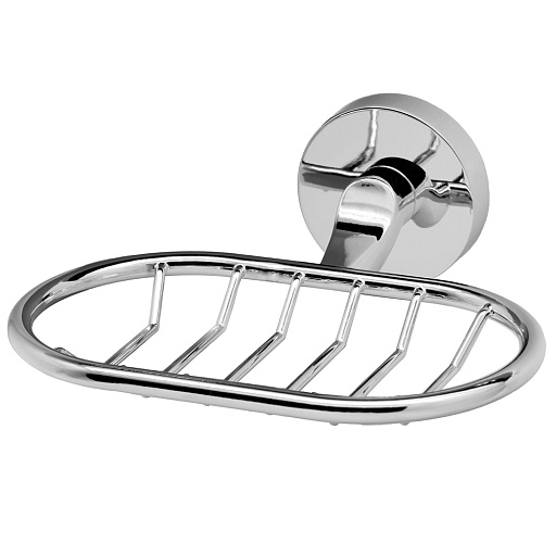 Мыльница для ванной WasserKraft Rhein K-6200 с держателем металл хром (K-6269)