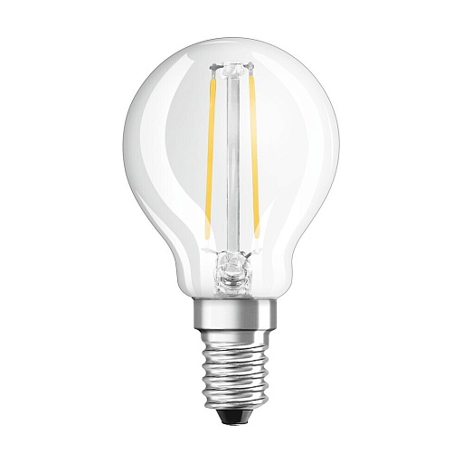 Лампа светодиодная филаментная Osram LED Star E14 2700К 6 Вт 806 Лм 220-240 В шар прозрачная Лампа светодиодная филаментная Osram LED Star E14 2700К 6 Вт 806 Лм 220-240 В шар прозрачная