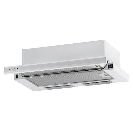Кухонная вытяжка встраиваемая Krona Kamilla 600 E1M White 60 см белая Кухонная вытяжка встраиваемая Krona Kamilla 600 E1M White 60 см белая