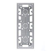 Коробка монтажная Simon 24 Harmonie трехместная накладная алюминий (2400753-033)