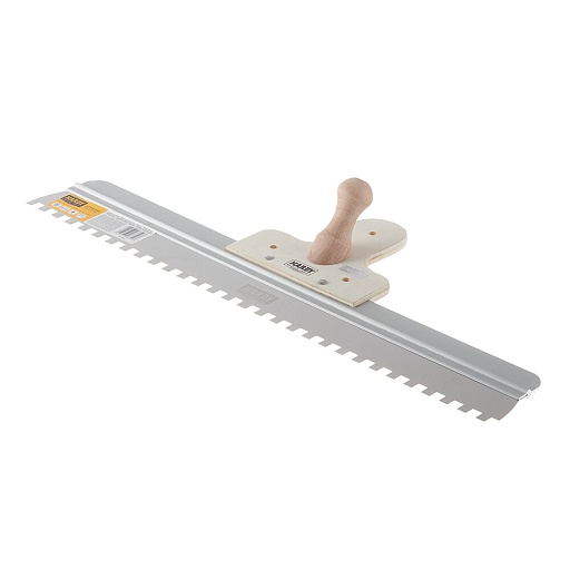 Шпатель универсальный зубчатый Hardy 600х10 мм с деревянной ручкой (0820-696010) Шпатель универсальный зубчатый Hardy 600х10 мм с деревянной ручкой (0820-696010)