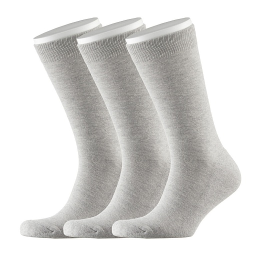 Носки мужские Hesler кардная пряжа 41-43 серые (3 пары)