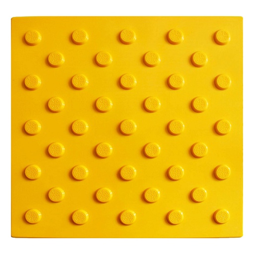 Тактильная плитка ТПУ конус шахматка 300х300х6,5 мм желтая Тактильная плитка ТПУ конус шахматка 300х300х6,5 мм желтая