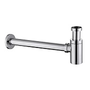 Сифон для раковины Abber 1 1/4х32 мм без выпуска с соединением 32 мм хром (AF0030)