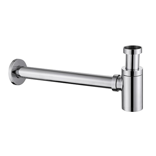 Сифон для раковины Abber 1 1/4х32 мм без выпуска с соединением 32 мм хром (AF0030)