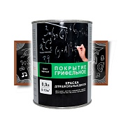 Краска для школьных досок акриловая Радуга ВДАК-1170 черная матовая 0,9 л