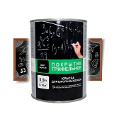 Краска для школьных досок акриловая Радуга ВДАК-1170 черная матовая 0,9 л