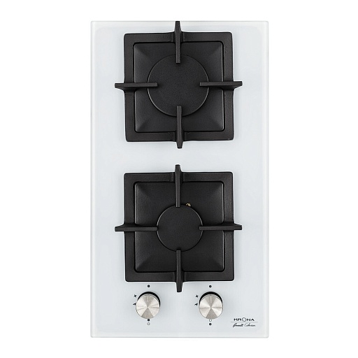 Варочная панель газовая Krona Calore 30 2 конфорки белая
