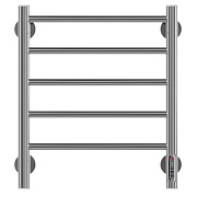 Полотенцесушитель электрический Вармо Ригель П5 600х400 мм 50 Вт с терморегулятором левый хром