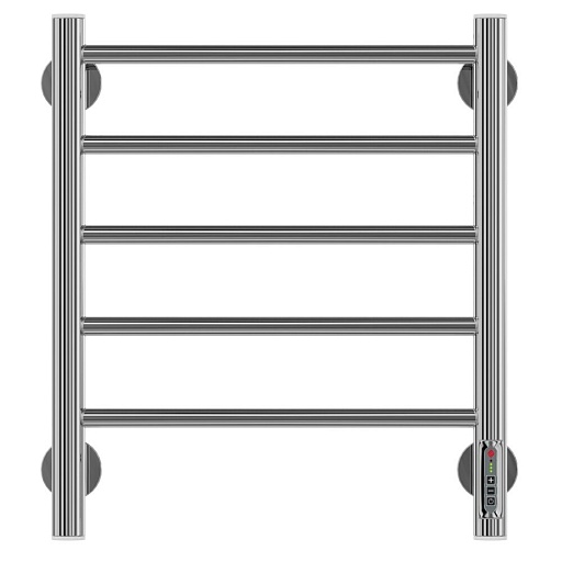 Полотенцесушитель электрический Вармо Ригель П5 600х400 мм 50 Вт с терморегулятором левый хром Полотенцесушитель электрический Вармо Ригель П5 600х400 мм 50 Вт с терморегулятором левый хром