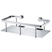 Полка для ванной WasserKraft 150х305х90 мм металл/пластик хром (K-511) Полка для ванной WasserKraft 150х305х90 мм металл/пластик хром (K-511)