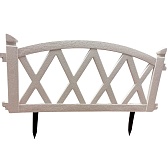 Забор декоративный Standartpark Арка 0,26х0,6 м 0,91 кг сборный белый