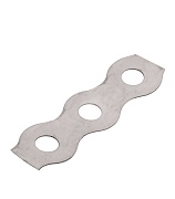 Лента крепежная перфорированная волнистая 12х0,5 мм 25 м Лента крепежная перфорированная волнистая 12х0,5 мм 25 м