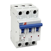 Автоматический выключатель модульный КЭАЗ OptiDin 3P 20А тип C 6 кА 380 В (260793)