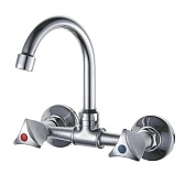 Смеситель для кухни РМС хром с поворотным изливом двухвентильный (SL119-362) Смеситель для кухни РМС хром с поворотным изливом двухвентильный (SL119-362)