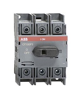 Рубильник ABB OT100F3 (1SCA105004R1001) 3P 100А 690 В на DIN-рейку/монтажную плату Рубильник ABB OT100F3 (1SCA105004R1001) 3P 100А 690 В на DIN-рейку/монтажную плату