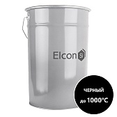Эмаль термостойкая Elcon Max Therm 1000 градусов черная 25 кг Эмаль термостойкая Elcon Max Therm 1000 градусов черная 25 кг