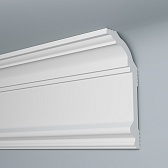 Плинтус потолочный из пенополистирола 65х155х2000 мм Плинтэкс J 65/155 Плинтус потолочный из пенополистирола 65х155х2000 мм Плинтэкс J 65/155