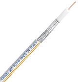 Кабель коаксиальный телевизионный SAT 703 В 1х1,13 мм экранированный Cavel