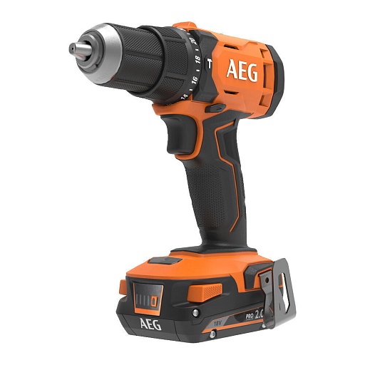 Дрель-шуруповерт аккумуляторная AEG Проф BS18G4-202C 18 В 2 Ач Li-Ion 2 АКБ и ЗУ (16036712)