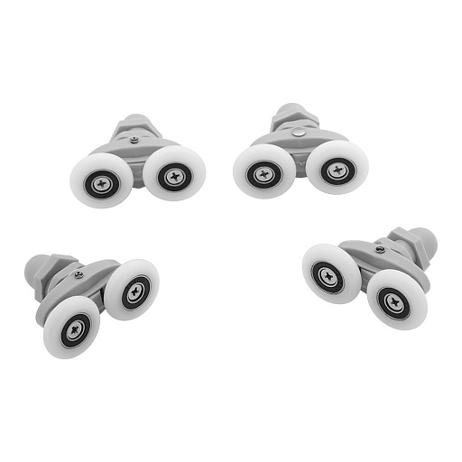 Комплект роликов для двери Erlit d25 мм двойные эксцентриковые (9912288001) Комплект роликов для двери Erlit d25 мм двойные эксцентриковые (9912288001)