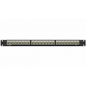 Патч-панель неэкранированная DKC 1U 19 дюйм RJ45 CAT6 24 модуля (RN6PPU24)