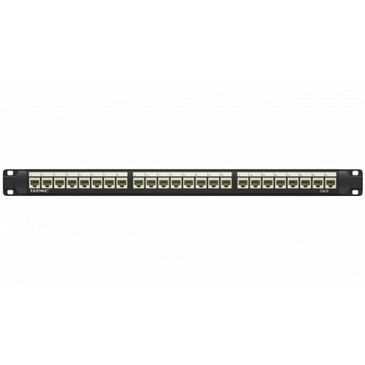 Патч-панель неэкранированная DKC 1U 19 дюйм RJ45 CAT6 24 модуля (RN6PPU24)