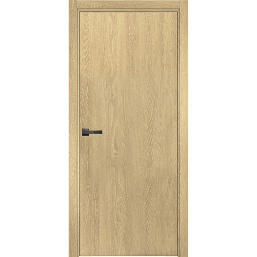 Дверь межкомнатная Ставерн 600х2000 мм ПВХ дуб мадейра янтарь глухая с замком