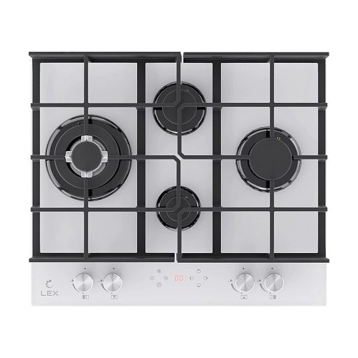 Варочная панель газовая Lex GVG 644 T WH 4 конфорки белая