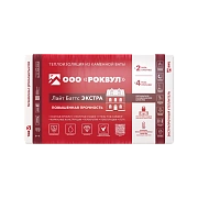 Утеплитель Роквул Лайт Баттс Экстра 50x600x1000 мм 4,8 кв. м