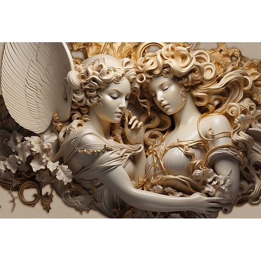 Фотообои Фотообойкин Ангел 3D Pt-024_4 (4х2,7 м)