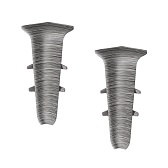 Угол внутренний Идеал Деконика 70 мм алюминий темный Г-профиль (2 шт.)