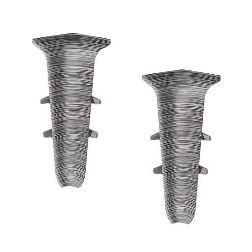 Угол внутренний Идеал Деконика 70 мм алюминий темный Г-профиль (2 шт.)