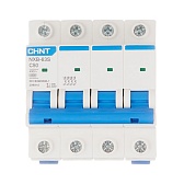 Автоматический выключатель модульный Chint NXB-63S 4P 50А тип C 4,5 кА 400 В (296910)