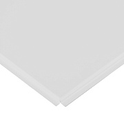 Кассета для подвесного потолка 600х600 мм Албес Tegular Эконом алюминиевая белая матовая (36 шт.)